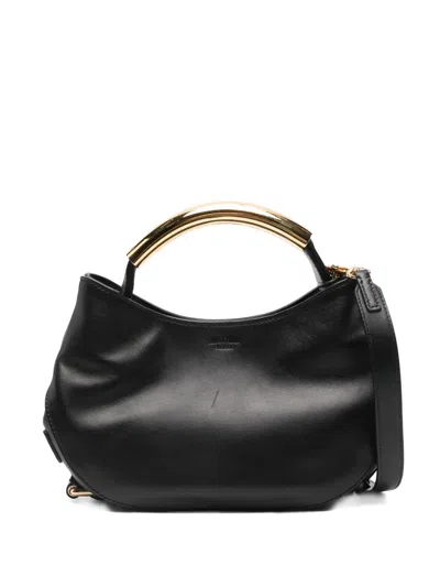 Moschino Handle Me Tote Bag In Black