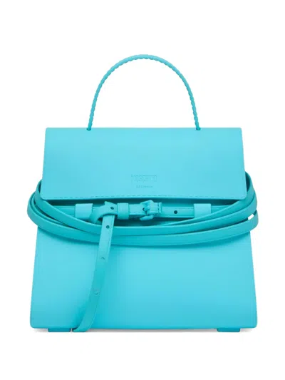 Moschino Handle Tote Bag In Blue