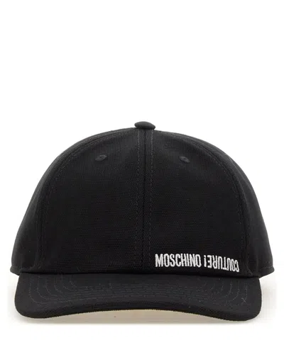 Moschino Cap In Black