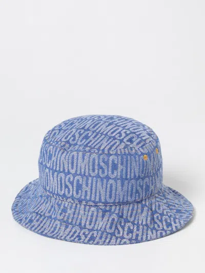 Moschino Hat Men  Couture In Blue