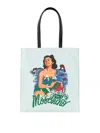 Moschino Hawaiian Print Tote Bag In Light Blue