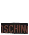 Moschino Wool Fascia In Brown