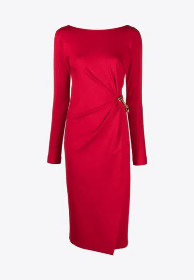 Moschino Heart And Chain Midi Dress