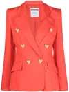 Moschino Cotton Jacket In Rot
