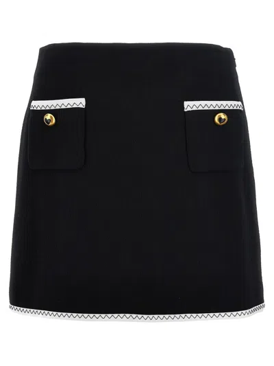 MOSCHINO MOSCHINO HEART BUTTON SKIRT