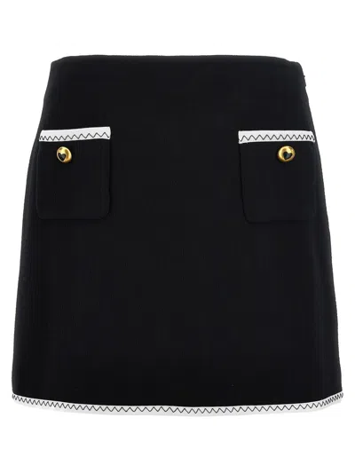 MOSCHINO MOSCHINO HEART BUTTON SKIRT