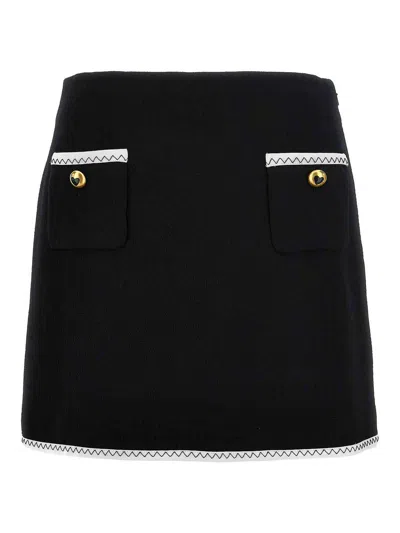 MOSCHINO HEART BUTTON SKIRT