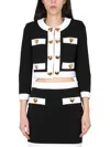 Moschino Heart Buttons Crepe Jacket