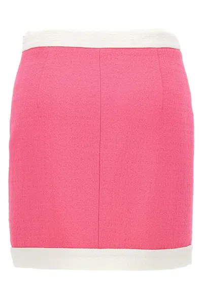 Moschino 'heart Buttons' Skirt In Pink