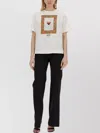 Moschino "heart" Crew Neck Graphic Print Short Sleeves