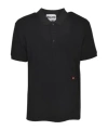 Moschino Heart-embroidery Polo Shirt In Black