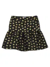 Moschino Heart-jacquard Mini Skirt In Multicolor