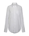 Moschino Heart-patch Cotton Shirt In White