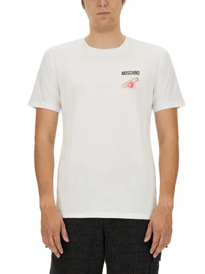 MOSCHINO "HEART SAFETY PIN" T-SHIRT