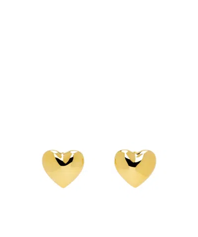 MOSCHINO HEART-SHAPED CLIP EARRINGS