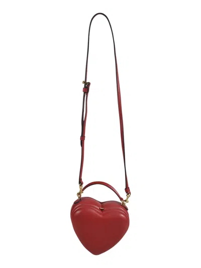 Moschino Heart Shoulder Bag In 500