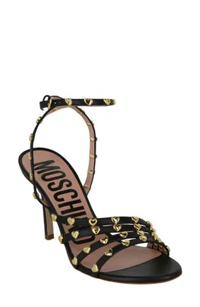 MOSCHINO MOSCHINO HEART STUDDED SANDAL