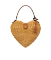 Moschino Heartbeat Tote Bag In Brown