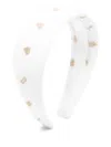 Moschino Hearts-jacquard Head Band In White