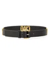 Moschino Adjustable Waist Belt In Black