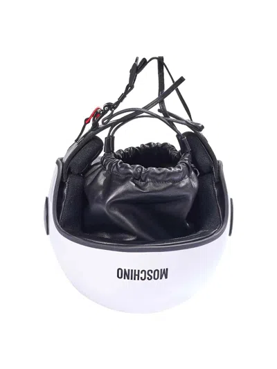 Moschino Helmet Bag In White