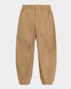 Moschino High-rise Cargo Pants In Brown
