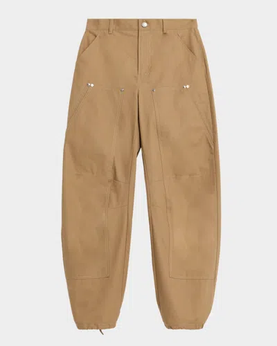 Moschino High-rise Cargo Pants In Brown