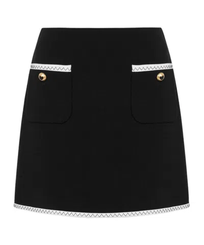 MOSCHINO MOSCHINO HEART BUTTONED MINI SKIRT