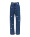 Moschino Symbols Charms Trousers In Blue