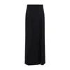 Moschino Pleated Maxi Skirt In Black