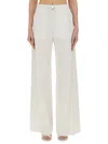 Moschino Wide Leg Pants In White