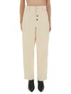 Moschino Trousers With Belt Loops And Pockets In Multi
