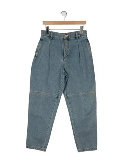 Pre-owned Moschino High-rise Straight Leg Jeans W/ Tags In Multi