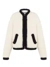Moschino Short Jacket In Superfine Lambswool