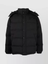 MOSCHINO HOODED JACKET WITH PADDED QUILTED FINISH