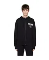 Moschino Hooded Sweater In Black