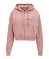 Moschino Hooded Sweater In Pink