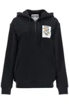 Moschino Felpa Con Cappuccio Teddy Bear In Black