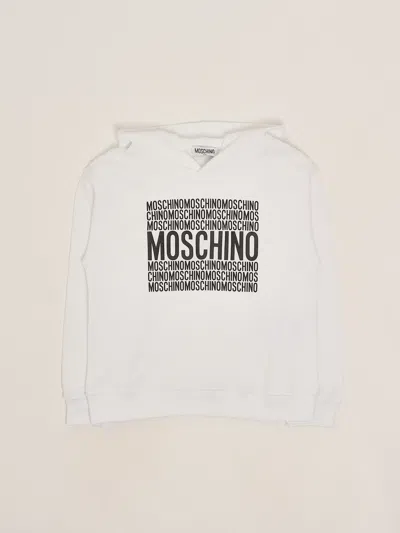Moschino Kids' Hoodie Hoodie In White