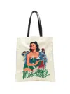 Moschino Graphic-print Detail Tote Bag In Gelb