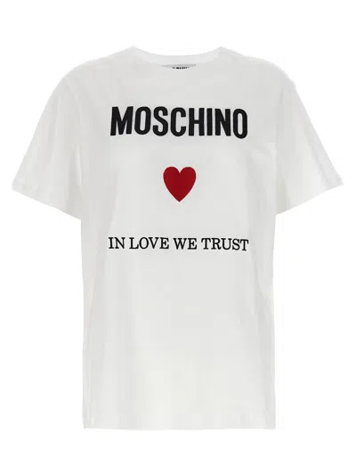 MOSCHINO IN LOVE WE TRUST T-SHIRT