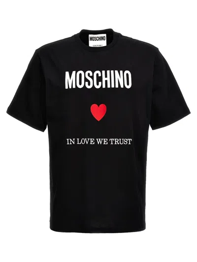 MOSCHINO MOSCHINO 'IN LOVE WE TRUST' T-SHIRT