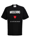 MOSCHINO MOSCHINO 'IN LOVE WE TRUST' T SHIRT