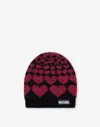 Moschino Cappello In Misto Mohair Intarsiato