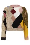 Moschino Knitwear Crew Neck Long Sleeves Soft Texture In Multi