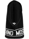 Moschino Intarsia-knit Balaclava In Black