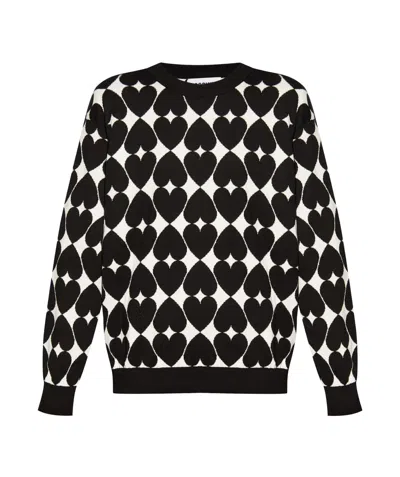 MOSCHINO INTARSIA-KNIT JUMPER