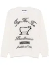 MOSCHINO INTARSIA-KNIT SWEATER