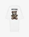 Moschino Organic Jersey T-shirt  Teddy Bear In White
