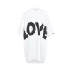 Moschino Logo-print Cotton Dress In White